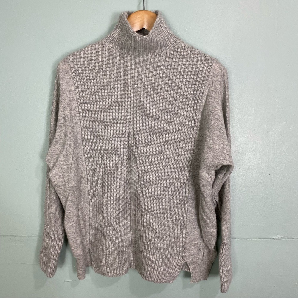J Crew K4562 Mock Neck Cashmere‎ Knit Sweater Pullover Sz S